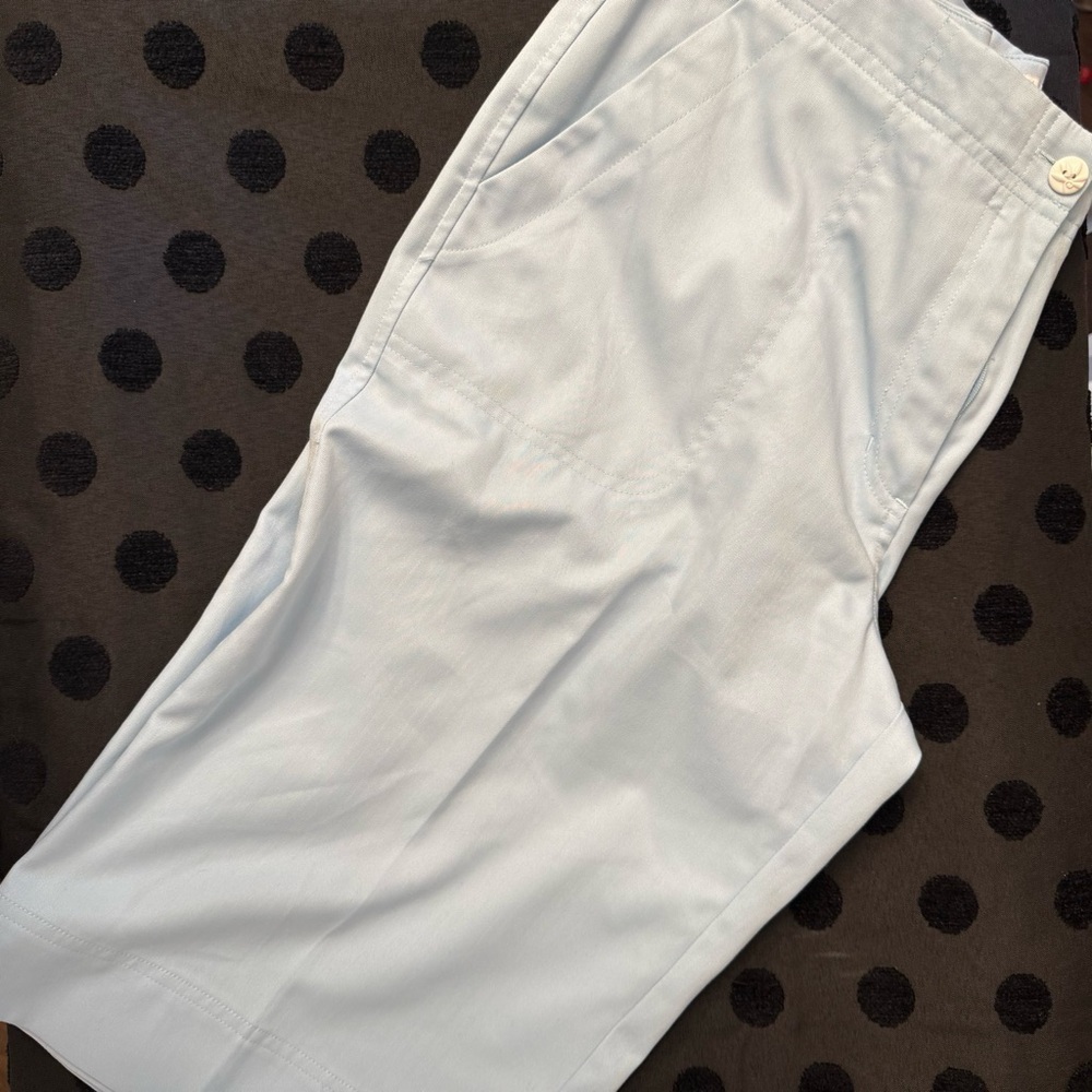 Lily’s of Beverly Hills Bermuda Shorts Size 8 Light Blue Classic Resort Style - Picture 5 of 6